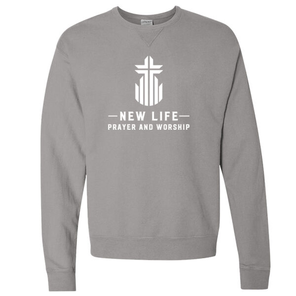 New Life - Garment-Dyed Unisex Crewneck Sweatshirt Thumbnail