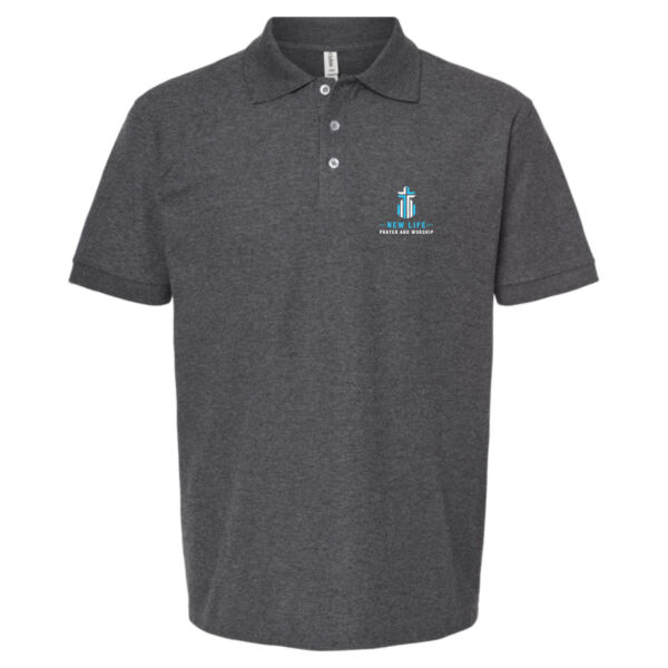 New Life - Unisex 50/50 Sport Polo Thumbnail